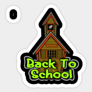 Preppy school supplies Sticker